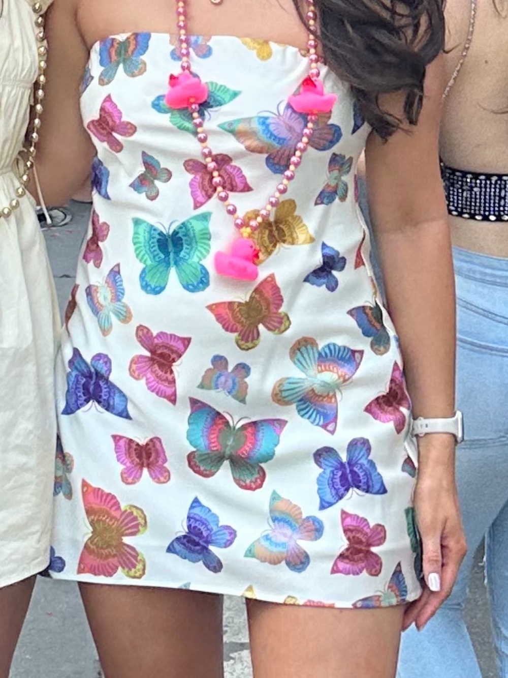 Show Me Your Mumu Taylor Tube Mini Dress medium - Picture 3 of 3